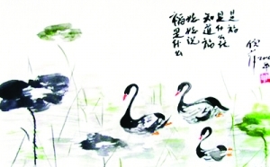 商院人物：倪萍年创作千幅画获利百万(组图)